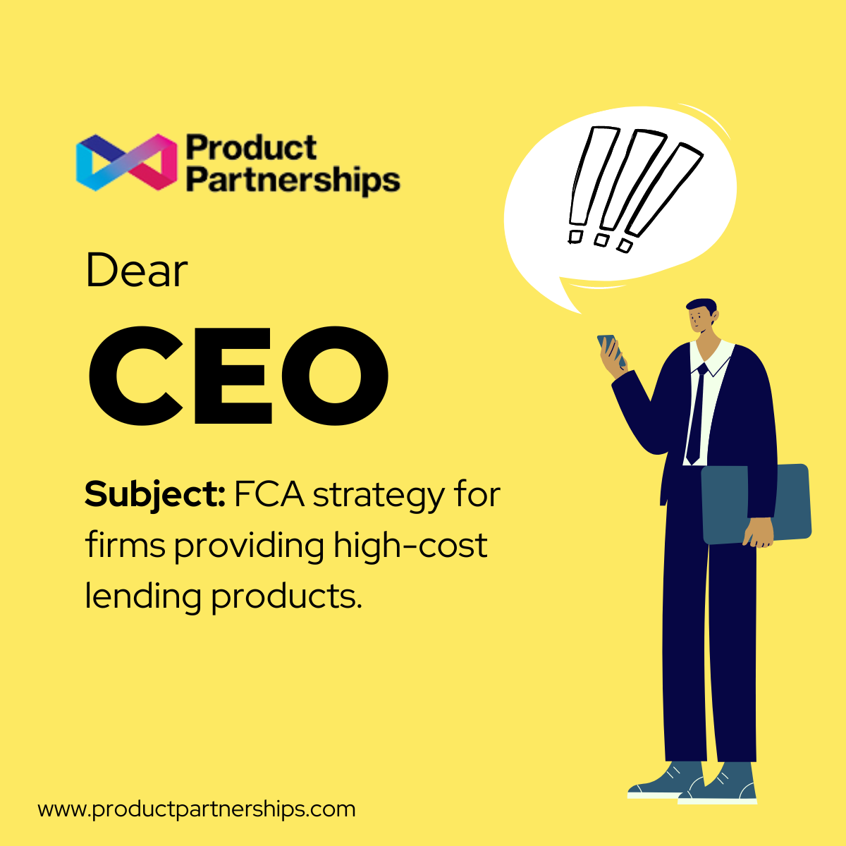 FCA Dear CEO letter – FCA strategy for firms providing high-cost lending products