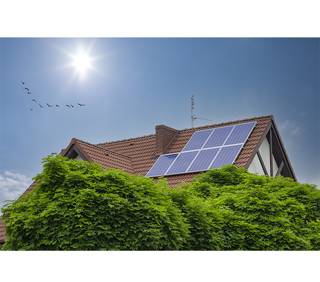 Solar Panels On House